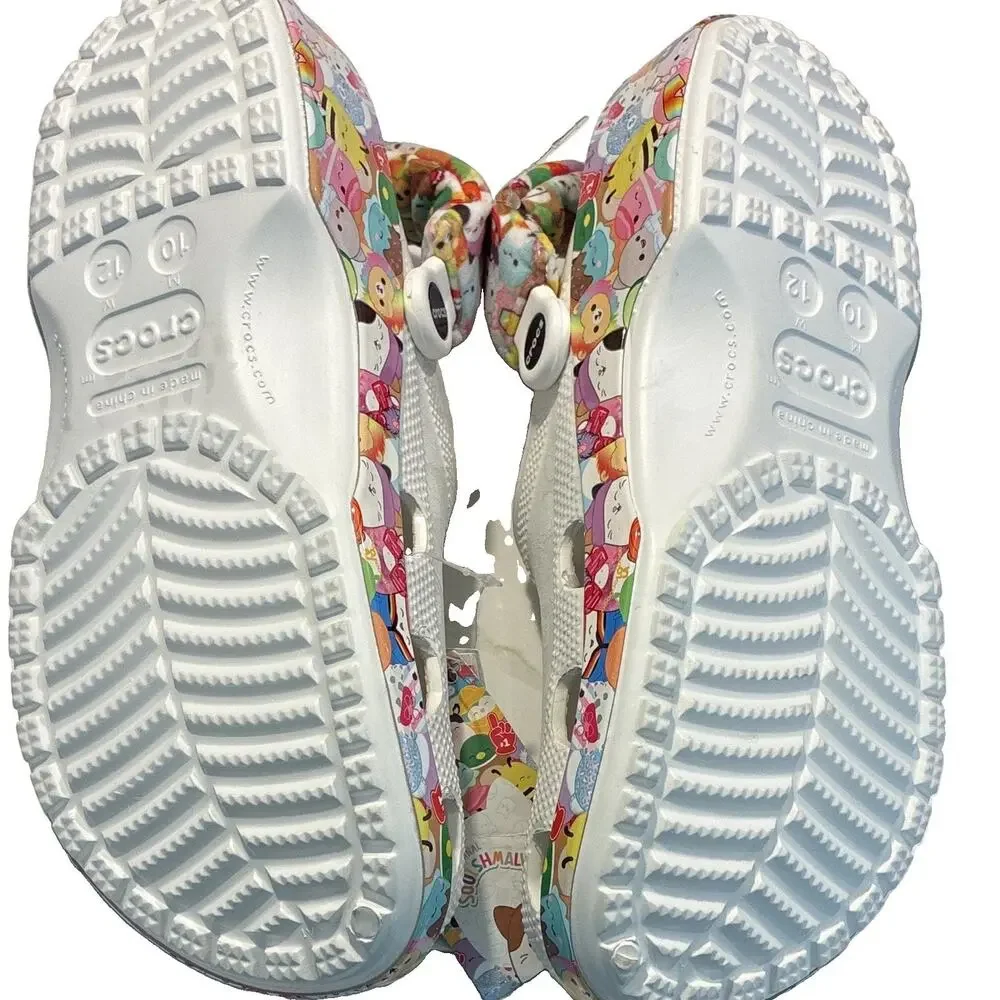NWT Crocs x Squishmallows Classic Clog White Multicolor Men 10 Women 12
